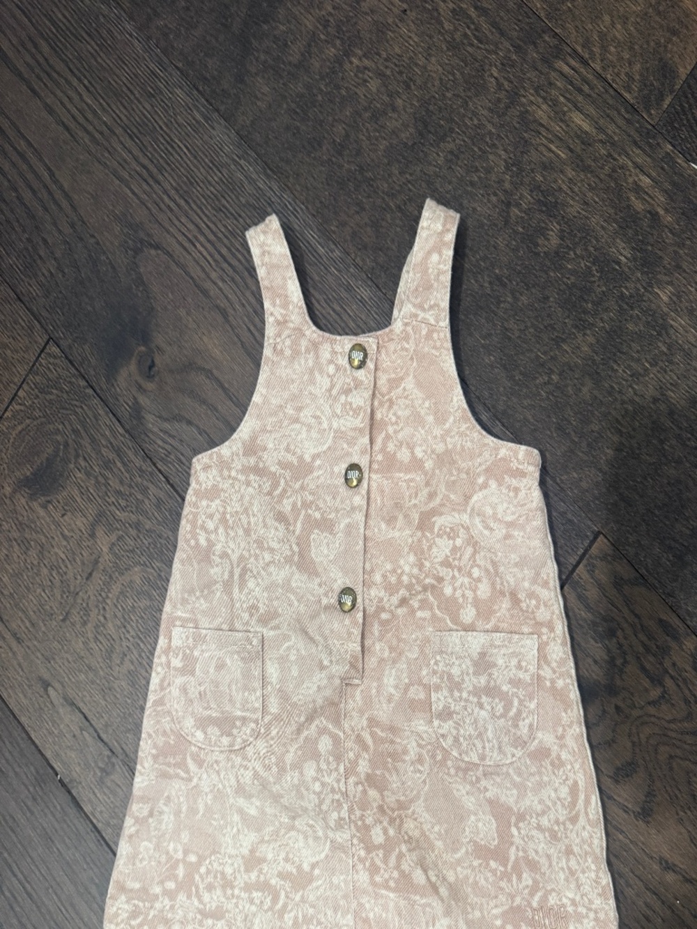 Baby Dior Floral Denim Jumper